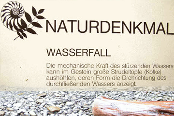 Naturdenkmal Wasserfall