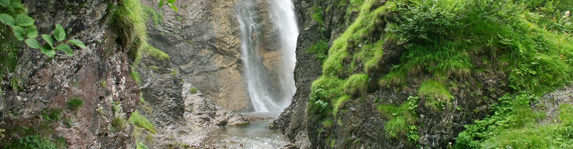 Der Stuibenfall ist einer der schönsten Wasserfälle des Allgäus